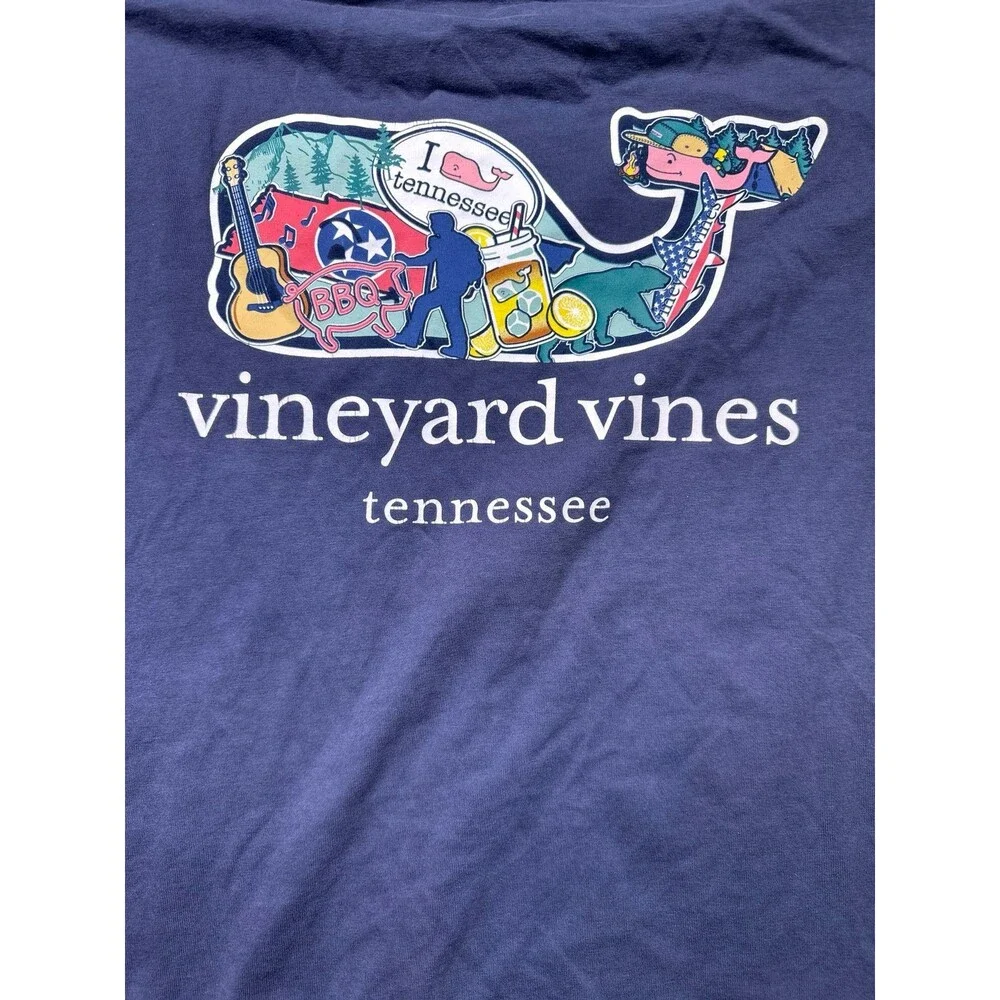 Vineyard Vines Tennessee t shirt 100% cotton 2xl - Picture 11 of 11